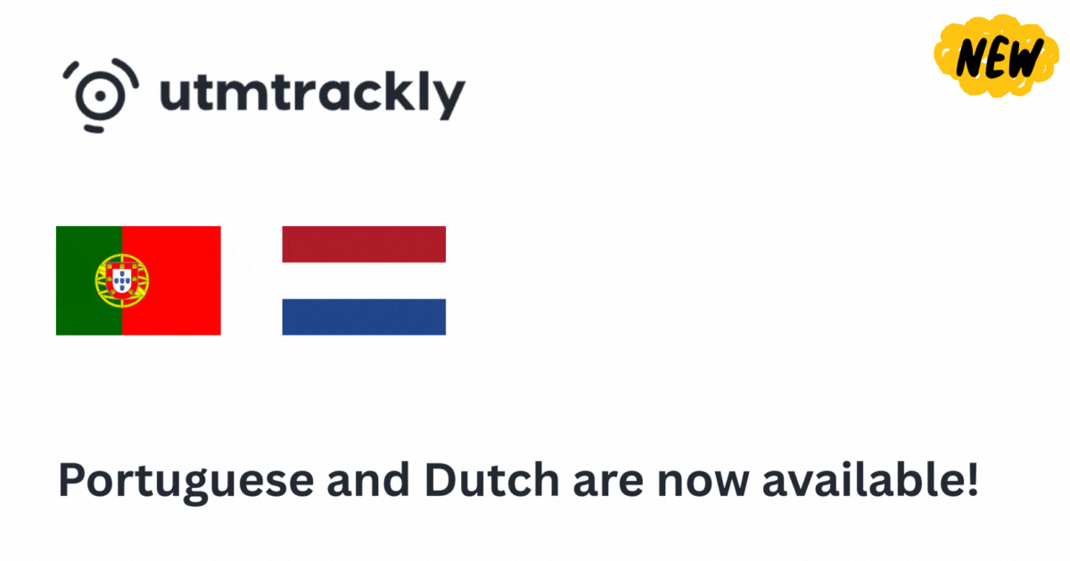New languages added: Portuguese and Dutch